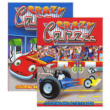 [BZC12504] Libro Para Colorear Jumbo "Autos De Carrera" 