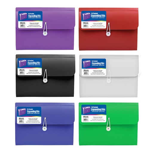 [BZC3177] Pocket Letter Size Poly Expanding File