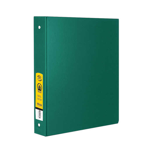 [BZC4112] Carpeta Bazic 1" Capacidad Sin Mica T/C 3 Aros O Verde