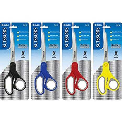 [BZC4412] Scissors Soft Grip 8" 