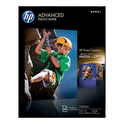[HEWQ7853A] Papel Fotografico Hp Satinado Avanzado Carta 50