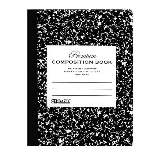 [BZC5090] Comp Book 100Ct Hard Cover