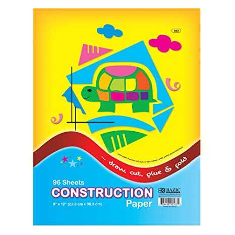 [BZC583] Construction Paper 9X12'' 96Ct