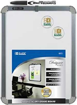 [BZC6010] Pizarron Blanco Bazic C/Marcador Negro 8.5X11"