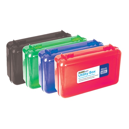 [BZC842] Caja Bazic P/Accesorios Escolares Plástico