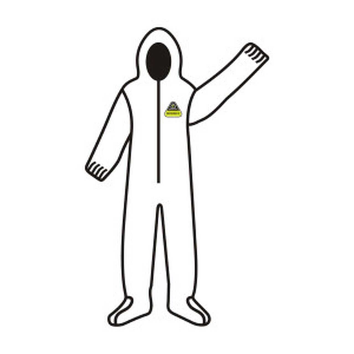 [CDVMP400M] White Mircroporouse Coverall