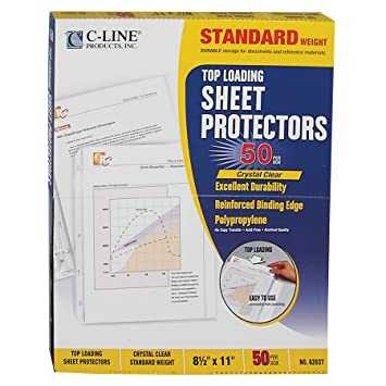 [CLI62018] Mica C-Line Protector Para Hoja T/C Antiref Gruesa C/50Pz