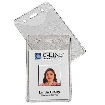 [CLI88617] Heavy Duty Badge Holder Vertic