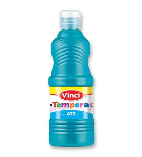 [DIX022649] Tempera Dixon Escolar Vinci Azul Turquesa 473Ml