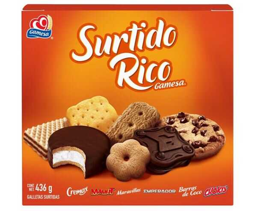 [GAM014651] Galletas Gamesa 436Gr Surtido Rico