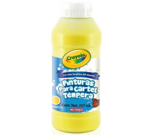 [CYO5420080034] Pintura Tempera Crayola Amarillo 237Ml