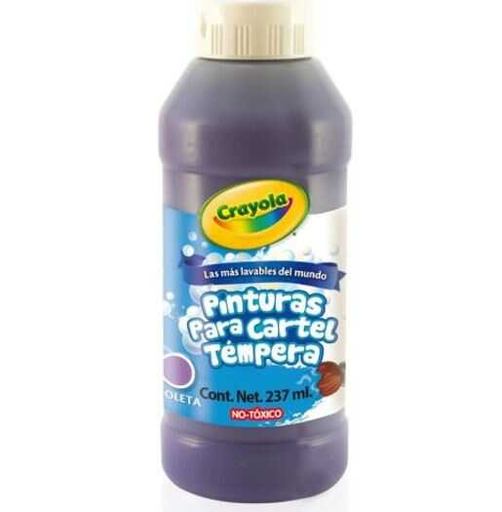[CYO5420080040] Pintura Tempera Lavable Crayola Violeta 237Ml