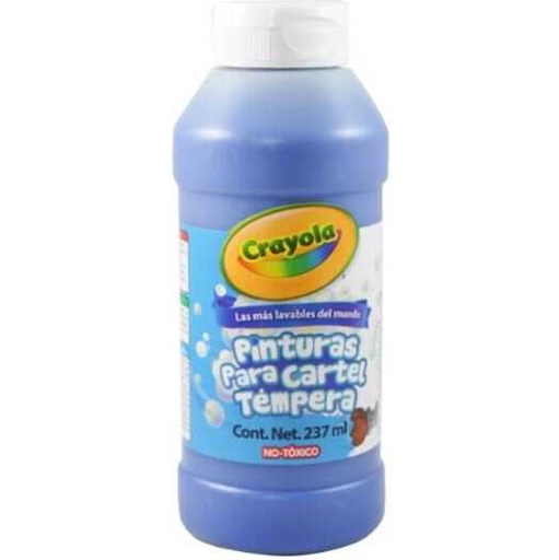 [CYO5420080042] Pintura Tempera Lavable Crayola Azul 237Ml