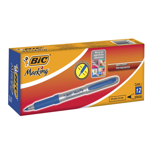 [BIC329676] Marcador Bic Ultrafino Marking Azul