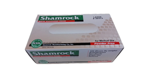 [SMC30313L] Guante Nitrilo 4.5Mil Sin Talco Talla L Azul C/100Pz