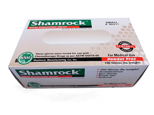 [SMC30311S] Guante Nitrilo 4.5Mil Sin Talco Talla S Azul C/100Pz