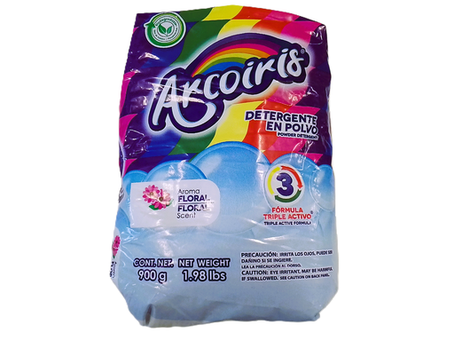[IRS240320] Detergente Arco Iris En Polvo De 900 Gramos