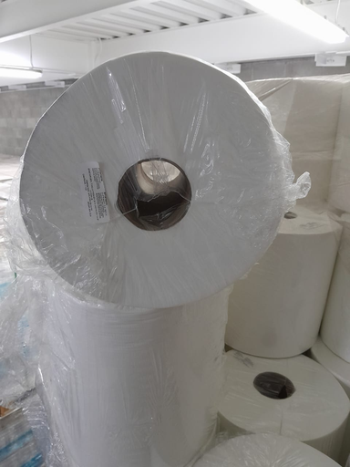 [ECB3021206] Wiper, Prematex, Wht, Jumbo Roll