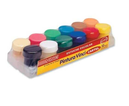 [DIX002324] Estuche Dixon Temperas Escolar Vinci C/12Pz