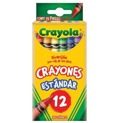 [CYO523012] Crayones Crayola Estandar C/12Pz