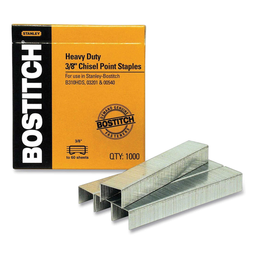 [BOSSB35381M] Grapa Bostitch Uso Pesado 3/8" Para 50 Hojas C/1000Pz