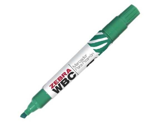 [ZEB9573] Marcador Zebra Para Pizarron Wbc Cincel Verde