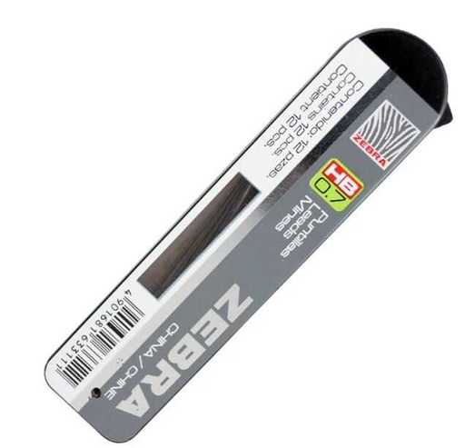 [ZEB0901] Puntilla Zebra .7Mm Hb Tubo C/12Pz