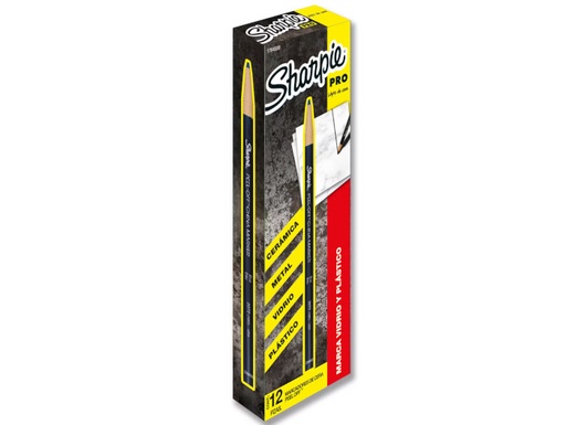 [SAN64000] Marcador Sharpie Cera Chinamarker Azul C/12Pzas