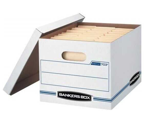 [FEL00703] Caja Para Archivo Fellowes De Carton Carta/Oficio C/Tapa