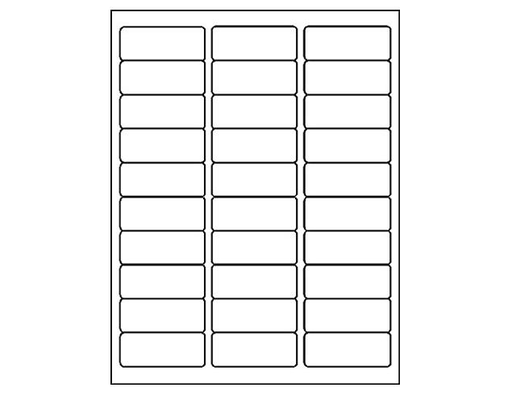 [PCMPL5160100] Etiqueta Pcm Laser 1X2-5/8" Blanco C/3000Pz