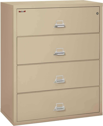 [FIR44422CPA] Archivero Fire King T/O Lateral Metal 4 Gavetas C/Candado Beige