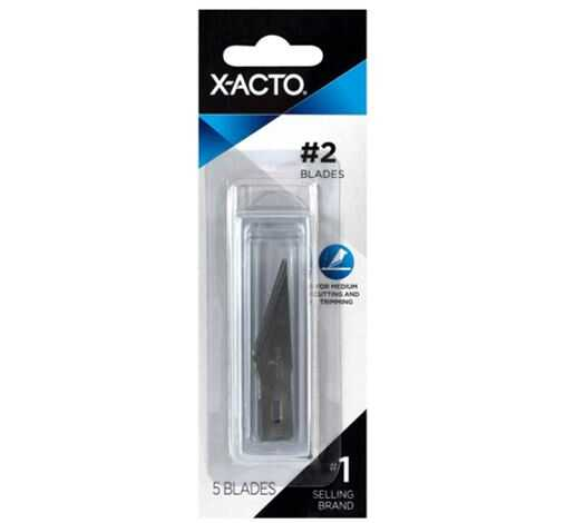 [HUNX202] Navaja Xacto Repuesto #2 P/Xacto #2 Y #5 C/5Pz