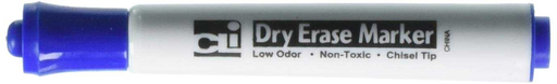 [LEO47915] Dry Erase Marker Chisel Blue