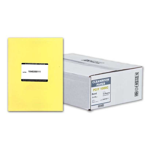 [PURPCIY1086C] Papel Bond Cuarto Limpio #22 T/C Amarillo 250 Hojas