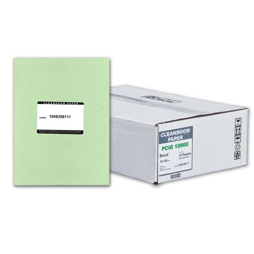 [PURPCIG1090C] Papel Bond Cuarto Limpio #22 T/C Verde 250 Hojas