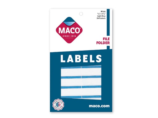 [MACFFL4] Etiqueta Maco Para Folder Azlcla Hoja C/248 Maco