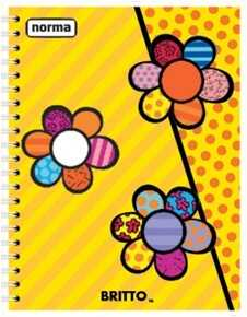 [NRM581022] Cuaderno Profesional Norma Espiral Raya "Romero Brito" 100 Hojas