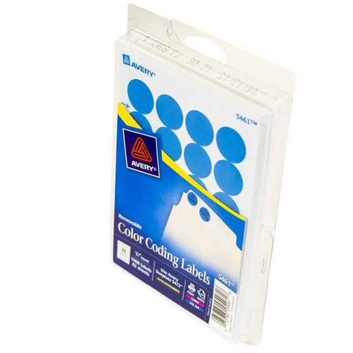 [AVE2103] Etiqueta Avery Redonda 3/4" Azul Claro C/1008Pz