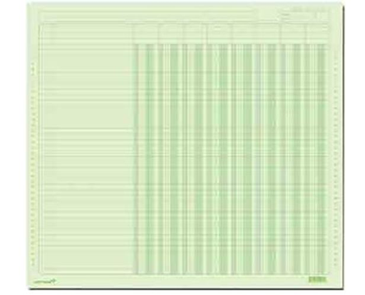 [EST00247] Block Tabular Estrella 8 Columnas C/Concepto 50 Hojas