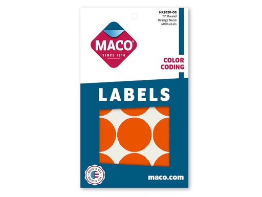 [MACMR2020OG] Labels 1 1/4 Ore Glo