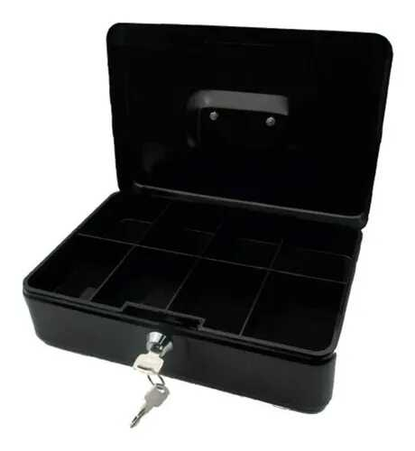 [NXTNE160] Caja Para Dinero Metálica Mediana Negro