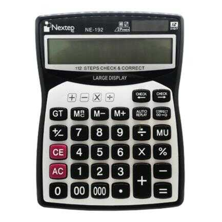 [NXTNE192] Calculadora Escritorio Nextep Solar/Bateria 12 Digitos
