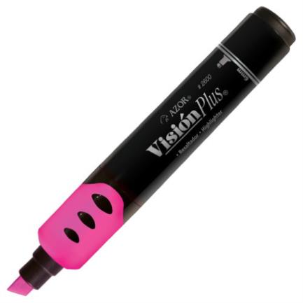 [AZR2600RS] Marcador Azor Vision Plus Fluorescente Rosa C/12Pz