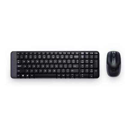[LOG920004430] Kit Teclado Y Mouse Logitech  Mk220 Español Inalámbrico Negro