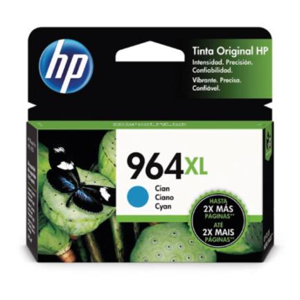 [HEW3JA54AL] Cartucho Tinta Hp 964Xl Ink Original Cian