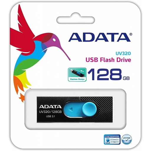 [ADAAUV320128GRBKBL] Memoria Usb Adata Uv320 128Gb Negro-Azul Usb 3.2