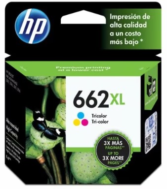 [HEWCZ106AL] Cartucho De Tinta Hp 662Xl Original Tricolor