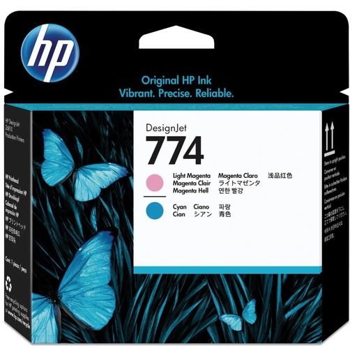 [HEWP2V98A] Cabezal Hp Lf 774 Magenta Claro - Cian Claro