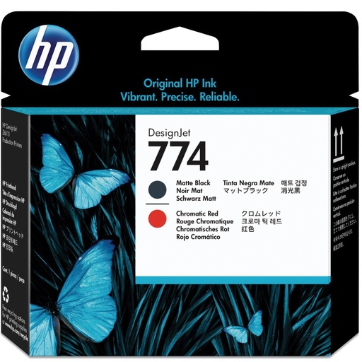 [HEWP2V97A] Cabezal Hp Lf 774 Negro Mate-Rojo Cromático