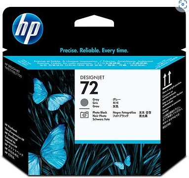 [HEWC9380A] Cabezal Hp Lf De Impresión 72 Color Gris-Negro Fotográfico